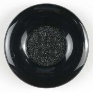 4-Loch-Knopf - 34 mm - schwarz
