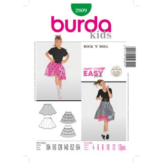 Schnittmuster - burda style - Tellerrock - 2809