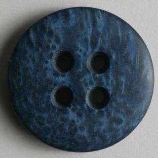 4-Loch-Knopf - 25 mm - blau-marmoriert