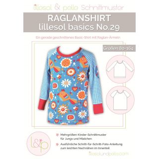 Schnittmuster - Lillesol &amp; Pelle - Basics No. 29 - Raglan-Shirt