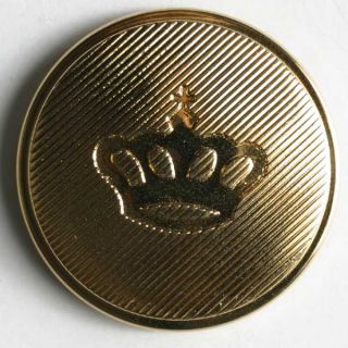 Öse - 25 mm - Wappen - Knopf - gold