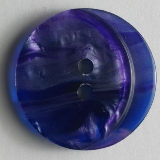 2-Loch-Knopf - 23 mm - lila - marmoriert