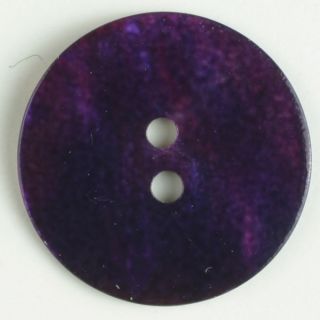 2-Loch-Knopf - 18 mm - Perlmutt - lila