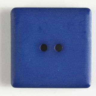 2-Loch-Knopf - 25 mm - Viereck - royalblau