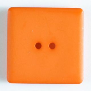 2-Loch-Knopf - 25 mm - Viereck - orange