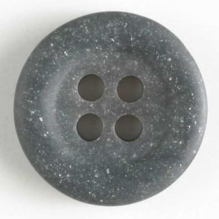4-Loch-Knopf - 25 mm - marmoriert - grau