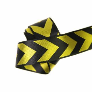 Glanzband - Pfeil - 38 mm - gelb