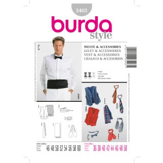 Schnittmuster - burda style - Weste / Accessoires - 3403