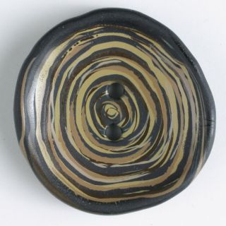 2-Loch-Knopf - 28 mm - Holzoptik
