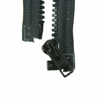 Reißverschluss Opti - P60 - 80cm - Werraschieber - teilbar - schwarz