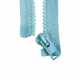 Reißverschluss Opti - P60 - 80cm - Werraschieber - teilbar - eisblau
