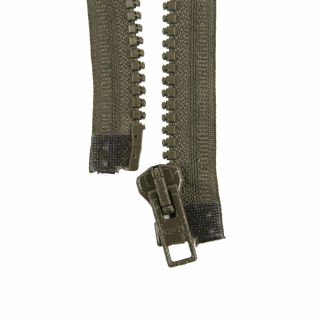 Reißverschluss Opti - P60 - 65cm - Werraschieber - teilbar - sumpf
