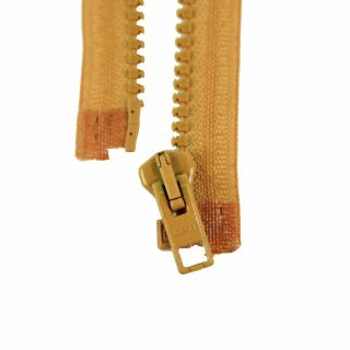 Reißverschluss Opti - P60 - 80cm - Werraschieber - teilbar - camel