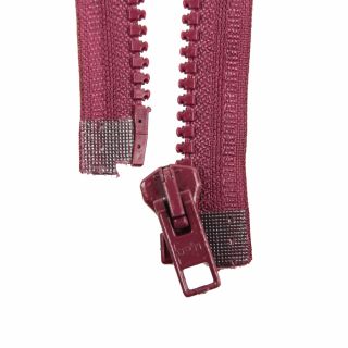 Reißverschluss Opti - P60 - 75cm - Werraschieber - teilbar - bordeaux