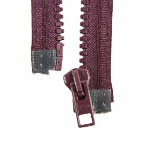 Reißverschluss Opti - P60 - 80cm - Werraschieber - teilbar - pflaume