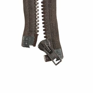 Reißverschluss Opti - P60 - 80cm - Werraschieber - teilbar - zartbitterschoko