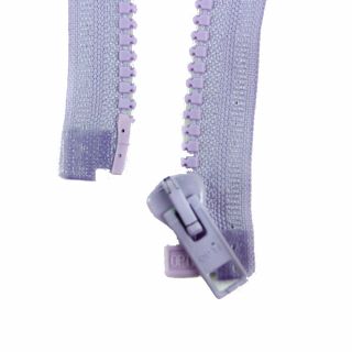 Reißverschluss Opti - P60 - 75cm - Werraschieber - teilbar - lila pastell