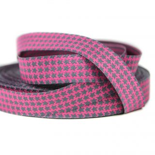 Webband - MINI staaars - pink-grau