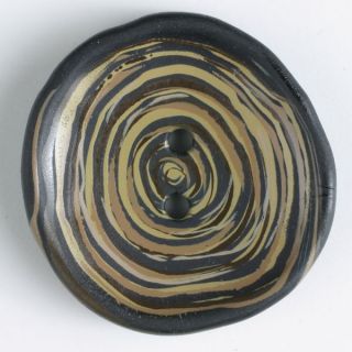 2-Loch-Knopf - 38 mm - Holzoptik