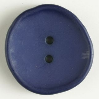 2-Loch-Knopf - 38 mm - unrund - navy