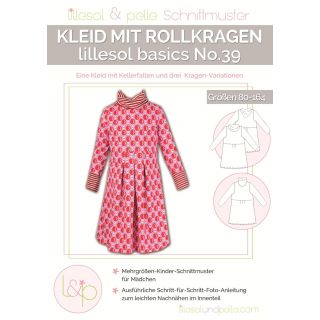 Schnittmuster - Lillesol &amp; Pelle - Basics No. 39 - Kleid mit Rollkragen