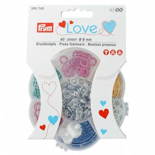 Prym Love - Jerseydruckknöpfe - bunte Mischung