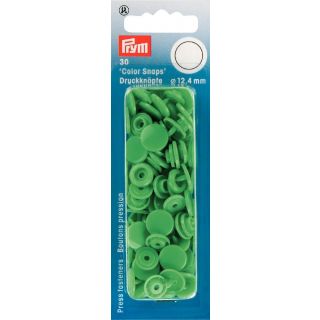 Prym Color Snaps Druckknöpfe 30 Stück rund 12,4mm - hellgrün