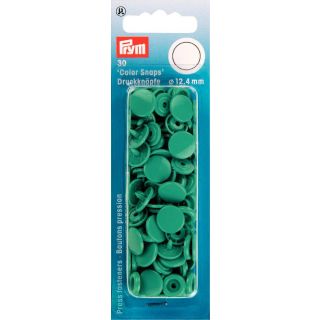 Prym Color Snaps Druckknöpfe 30 Stück rund 12,4mm - grün