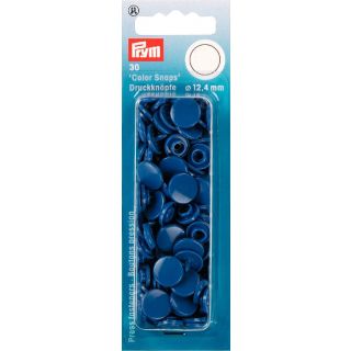 Prym Color Snaps Druckknöpfe 30 Stück rund 12,4mm - dunkelflieder