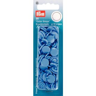 Prym Color Snaps Druckknöpfe 30 Stück rund 12,4mm - lavendelblau