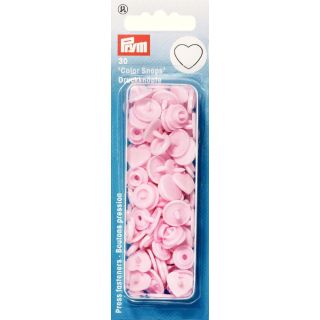 Prym Color Snaps Druckknöpfe 30 Stück Herz - rose