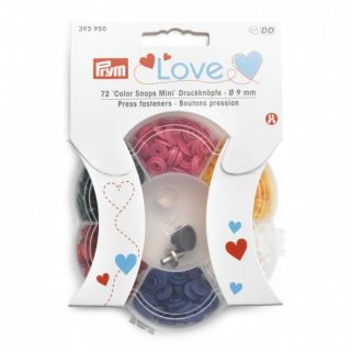 Prym Love - Color Snaps Mini - 6 Farben + Werkzeugset