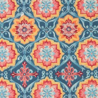 Dekostoff - Half Panama - Florale Raute