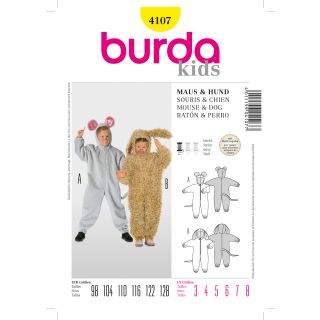 Schnittmuster - burda kids - Overall - 4107