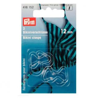 Prym - Bikiniverschluss - 12 mm - transparent
