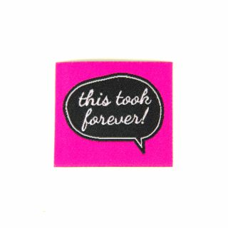 Label - Forever - pink