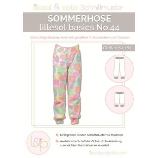 Schnittmuster - Lillesol &amp; Pelle - Basics No. 44 - Sommerhose