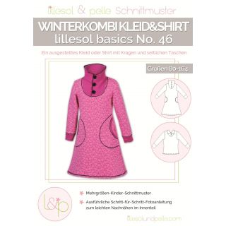 Schnittmuster - Lillesol &amp; Pelle - Basics No. 46 - Winterkombi Kleid &amp; Shirt