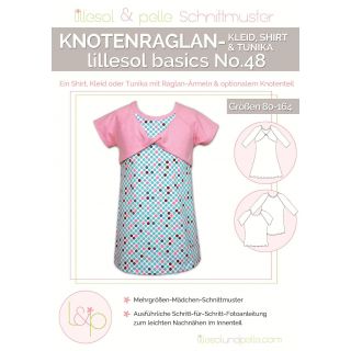 Schnittmuster - Lillesol &amp; Pelle - Lillesol Basics No. 48 - Knotenraglan Shirt &amp; Tunika - Girls