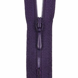 Reißverschluss Opti - S40 - 60cm - Tropfenschieber - nicht teilbar - violett