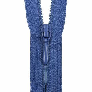 Reißverschluss Opti - S40 - 60cm - Tropfenschieber - nicht teilbar - royalblau