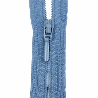Reißverschluss Opti - S40 - 60cm - Tropfenschieber - nicht teilbar - himmelblau