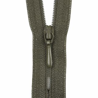 Reißverschluss Opti - S40 - 60cm - Tropfenschieber - nicht teilbar - sumpf