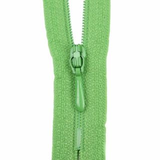 Reißverschluss Opti - S40 - 60cm - Tropfenschieber - nicht teilbar - apfelgrün