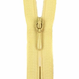 Reißverschluss Opti - S40 - 60cm - Tropfenschieber - nicht teilbar - butterblume
