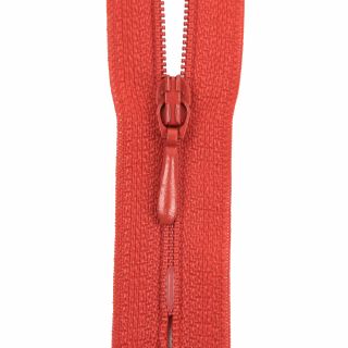 Reißverschluss Opti - S40 - 40cm - Tropfenschieber - nicht teilbar - koralle