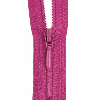 Reißverschluss Opti - S40 - 40cm - Tropfenschieber - nicht teilbar - pink