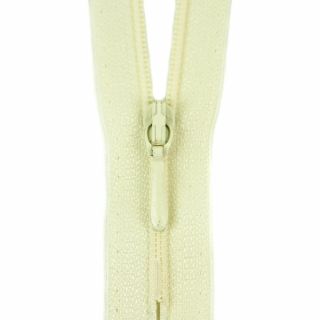 Reißverschluss Opti - S40 - 40cm - Tropfenschieber - nicht teilbar - vanille