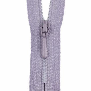 Reißverschluss Opti - S40 - 60cm - Tropfenschieber - nicht teilbar - lila pastell