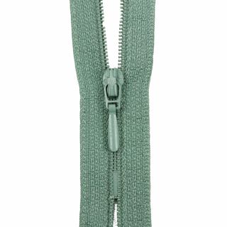 Reißverschluss Opti - S40 - 30cm - Tropfenschieber - nicht teilbar - jadegrün